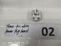 [Parts] Three-pin White Power Plog head
