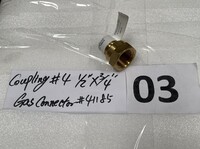 [Parts] Fitting’s 1/2‘’×3/4in Gas Connector 41185