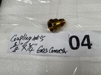 [Parts] Coupling 3/8‘’×3/4‘’ Gas Connector