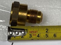 [Parts] Coupling 3/8‘’×3/4‘’ Gas Connector