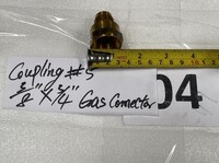 [Parts] Coupling 3/8‘’×3/4‘’ Gas Connector