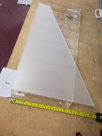 [Parts] RTD-122L-1P popsicle Freezer Display Plastic Showing Sta