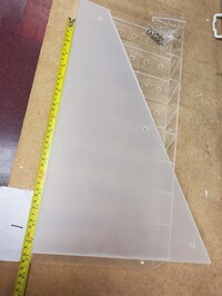 [Parts] RTD-122L-1P popsicle Freezer Display Plastic Showing Sta