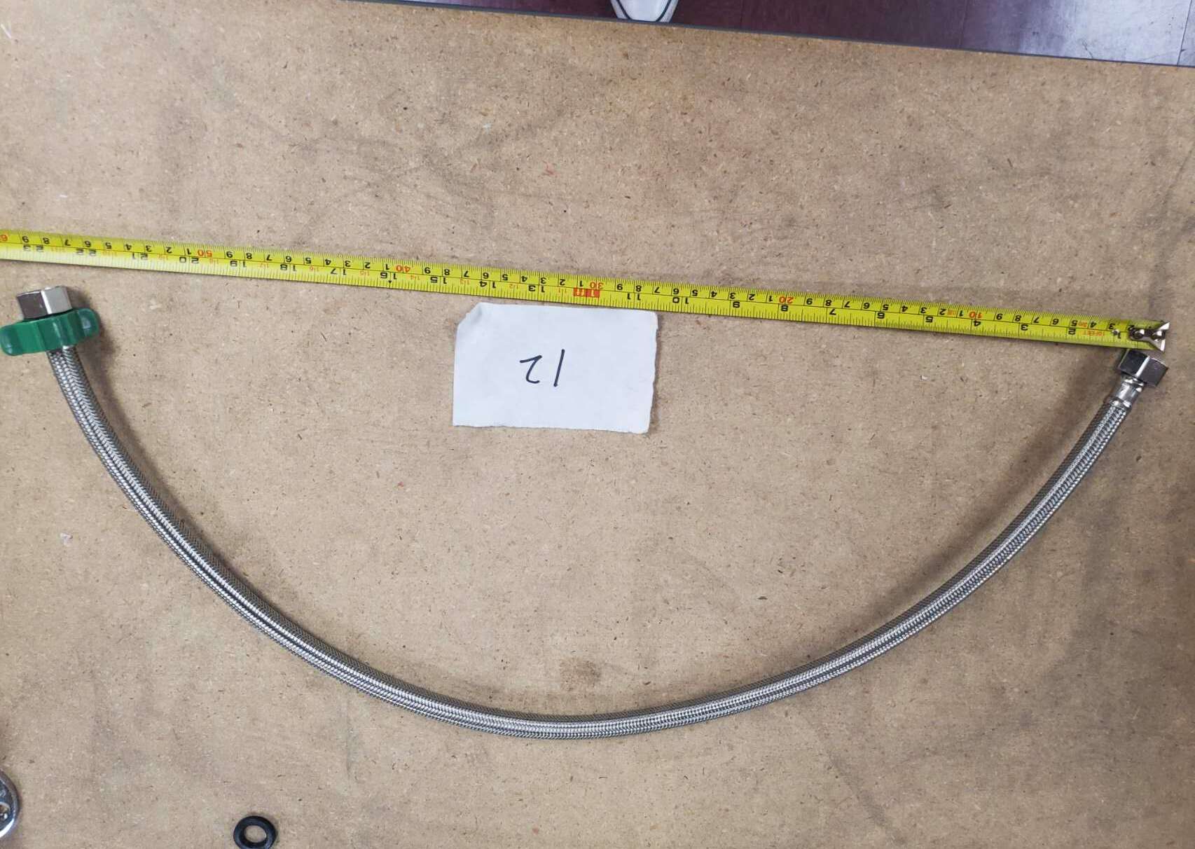 [Parts] HSL-12 Restaurant Faucet Water hose/Water Line 31 ins