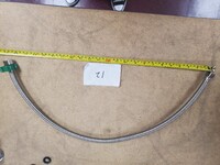 [Parts] HSL-12 Restaurant Faucet Water hose/Water Line 31 ins