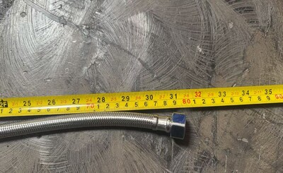 [Parts] HSL-12 Restaurant Faucet Water hose/Water Line 31 ins