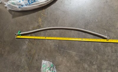 [Parts] HSL-12 Restaurant Faucet Water hose/Water Line 31 ins