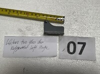 [Parts] LG1000 Two glass door refrigerator Left Hinge