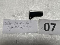 [Parts] LG1000 Two glass door refrigerator Left Hinge