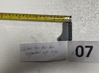[Parts] LG1000 Two glass door refrigerator Left Hinge