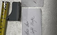 [Parts] LG1000 Two glass door refrigerator Left Hinge