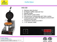 NSF Electric Commercial Waffle Machine Maker WB-03D