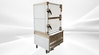 NSF Gas Steamer 2 door Steel Steam Cabinet NWESC-3-S1-2