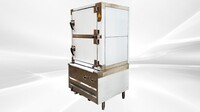 NSF Gas Steamer 2 door Steel Steam Cabinet NWESC-3-S1-2