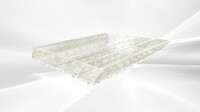 45 Holes Acrylic Holder Popsicle Display Tray PDT45