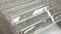 45 Holes Acrylic Holder Popsicle Display Tray PDT45