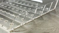 45 Holes Acrylic Holder Popsicle Display Tray PDT45