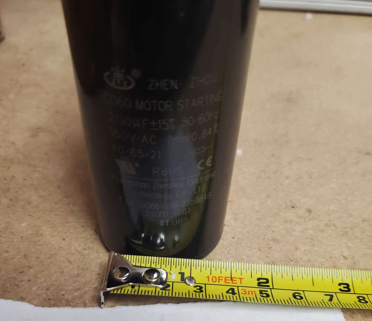 [Parts] LG1000 Motor Starting Capacitor 160V Z*Z CD60