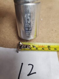 [Parts] LG400 two glass door refrigerator Haoye Capacitor 15/12