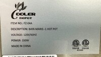 NSF Countertop Soup Warmer One Flavor FZ-04A