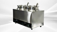 NSF Countertop Soup Warmer Two Flavor FZ-042A