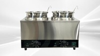 NSF Countertop Soup Warmer Two Flavor FZ-042A