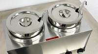 NSF Countertop Soup Warmer Two Flavor FZ-042A