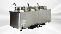 NSF Countertop Soup Warmer Three Flavor FZ-043A