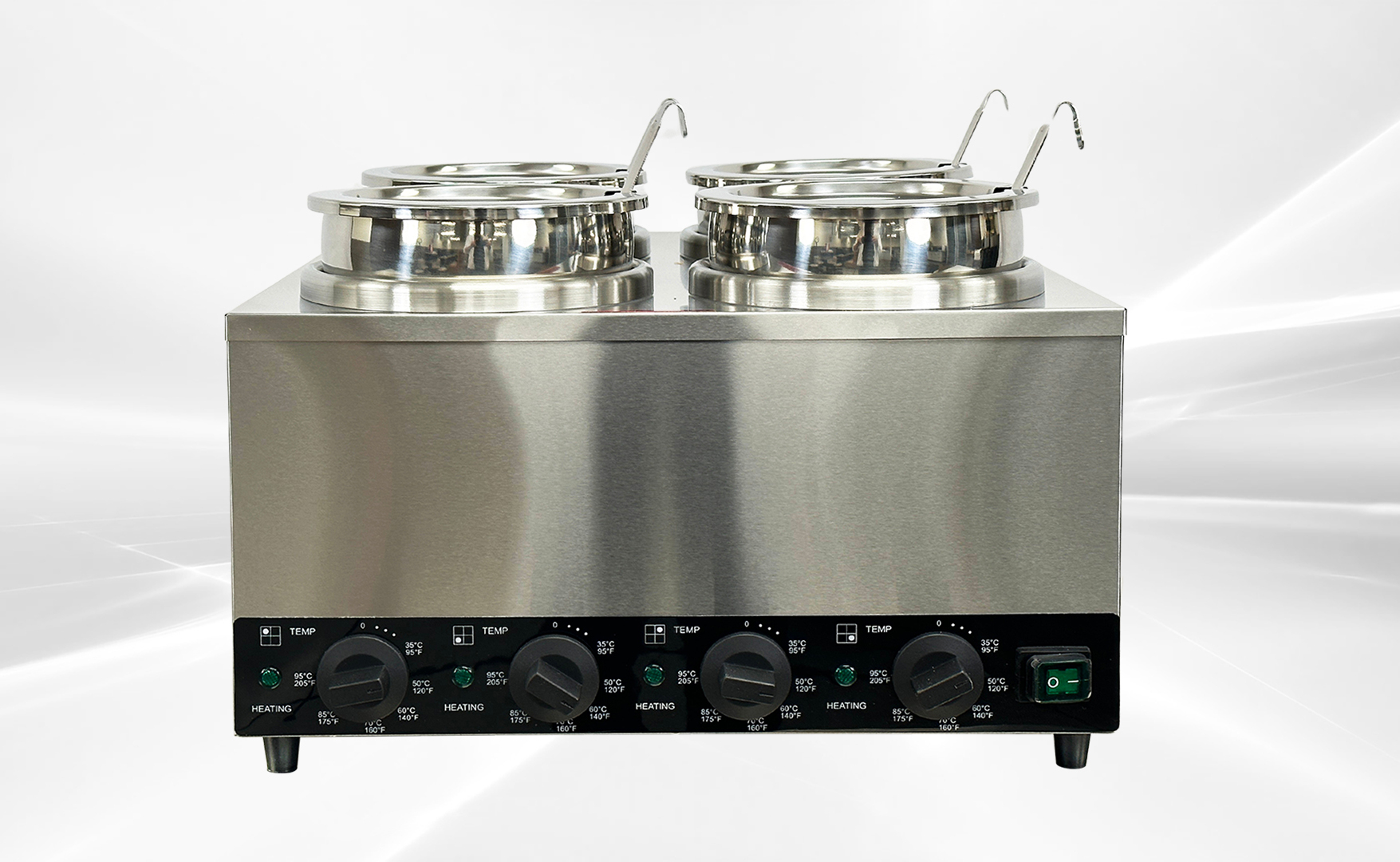 NSF Countertop Soup Warmer Four Flavor FZ-044A