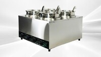 NSF Countertop Soup Warmer Four Flavor FZ-044A