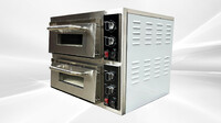 Double Deck Countertop Pizza Oven Two Chambers NSF FP-17A