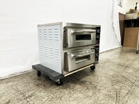 Double Deck Countertop Pizza Oven Two Chambers NSF FP-17A