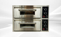 Double Deck Countertop Pizza Oven Two Chambers NSF FP-17A