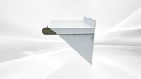 NSF 16 inches 1.33 ft Wall Mount Shelf  HN-WS-1216