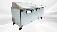 NSF Sandwich Prep Table Mega Refrigerator 72 inches ASR-18486