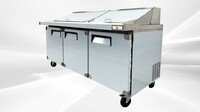 NSF Sandwich Prep Table Mega Refrigerator 72 inches ASR-18486