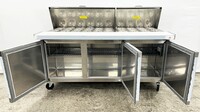 NSF Sandwich Prep Table Mega Refrigerator 72 inches ASR-18486