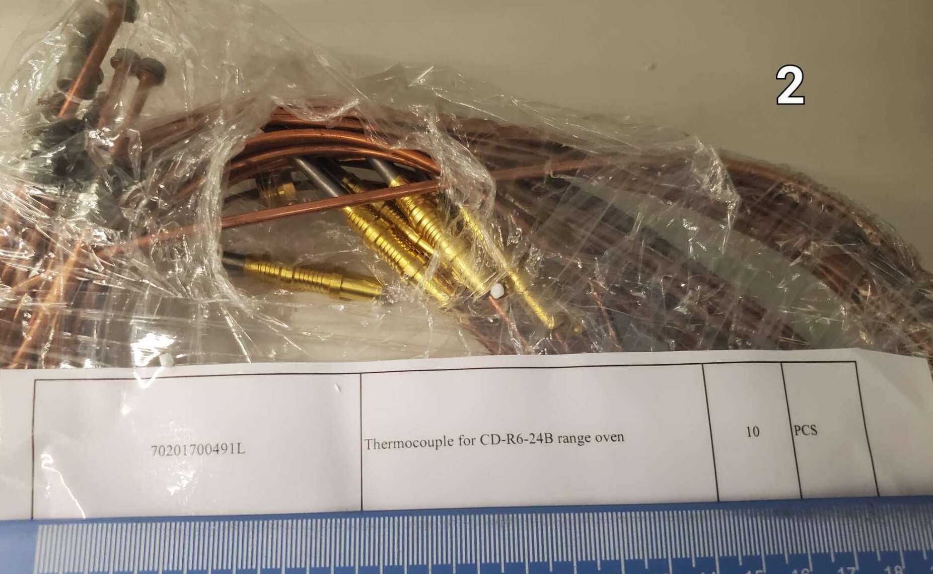 [Parts] CD-R6-24B/PO19/26/31 Oven Range Thermocouple