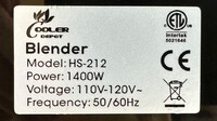 NSF 2.0L Milk Tea Store Commercial Blender HS-212
