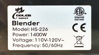 NSF 4.0L Coffee shop Commercial Blender HS-226