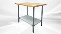 NSF Maple Wood Top Worktable 36W x 24D x34H ins WTSG-2436-M