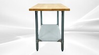NSF Maple Wood Top Worktable 36W x 24D x34H ins WTSG-2436-M
