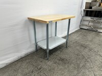 NSF Maple Wood Top Worktable 36W x 24D x34H ins WTSG-2436-M