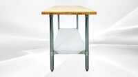 NSF Maple Wood Top Worktable 48W x 24D x34H ins WTSG-2448-M