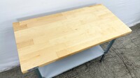 NSF Maple Wood Top Worktable 48W x 24D x34H ins WTSG-2448-M