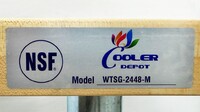 NSF Maple Wood Top Worktable 48W x 24D x34H ins WTSG-2448-M