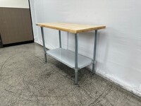 NSF Maple Wood Top Worktable 48W x 24D x34H ins WTSG-2448-M