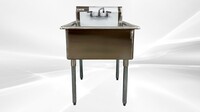 One Compartment Bar Sink With Faucet NSF 1BS-2424-318