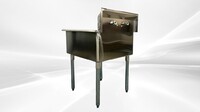 One Compartment Bar Sink With Faucet NSF 1BS-2424-318