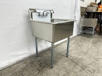 One Compartment Bar Sink With Faucet NSF 1BS-2424-318